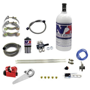 Nitrous Express Part# 62000-1.0P Motorcycle 4-Cylinder Dry Nitrous System w/ 1lb Bottle
