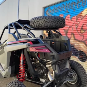 Factory UTV - Polaris RZR Turbo R Dual Clamp Spare Tire Mount